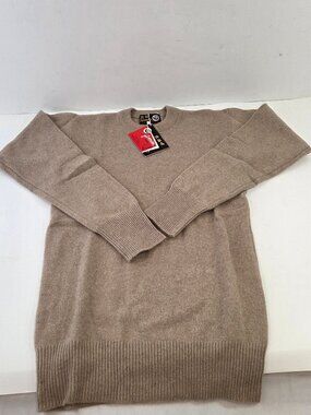 Panda Cashmere / Wool Blend Beige Sweater Vintage New w/ Tags